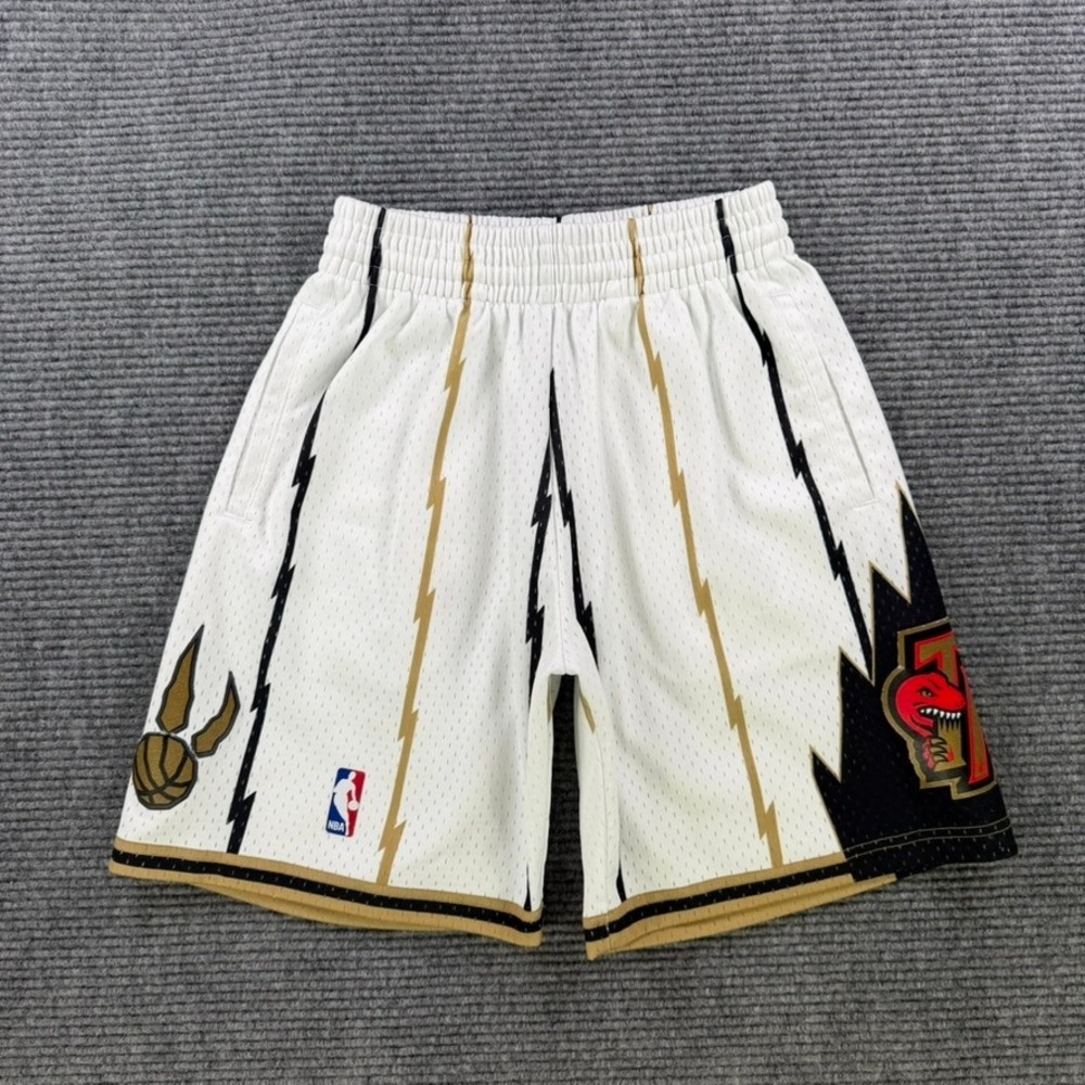 Hardwood Classics NBA Toronto Raptors Basketball Shorts Mens Small Comfort READ
